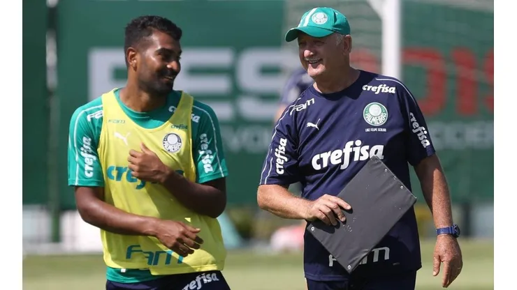 Thiago Santos era o homem de confiança de Felipão no Palmeiras - Foto: Cesar Greco/Flickr Oficial do Palmeiras/Divulgação.