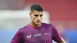 Lamela em ação durante treinamento do Sevilla (ESP). Foto: Claudio Villa/Getty Images