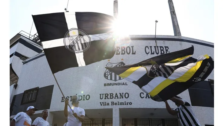 Atmosfera da Vila Belmiro antes da final da Libertadores de 2020