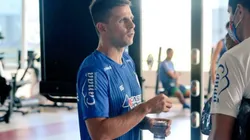 Matheus Galdezani faz treino físico na academia do Bahia — Foto: Divulgação/EC Bahia