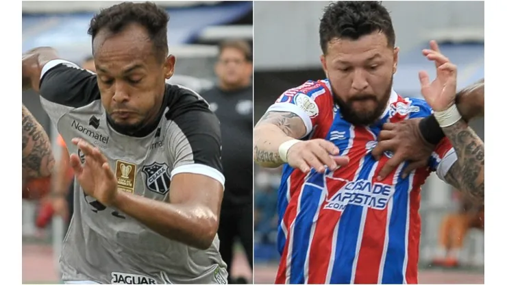 Ceará x Bahia se enfrentam neste sábado (8) pela final da Copa Nordeste. (Foto: Jhony Pinho/AGIF))