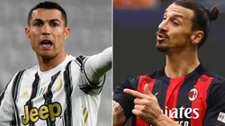 Cristiano Ronaldo e Ibrahimovic são artilheiros da Juve e do Milan, respectivamente