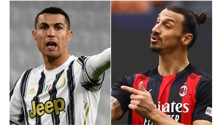 Cristiano Ronaldo e Ibrahimovic são artilheiros da Juve e do Milan, respectivamente