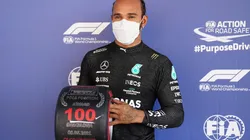 Hamilton conquista 100ª pole position na Fórmula 1. (Foto: Getty Images)