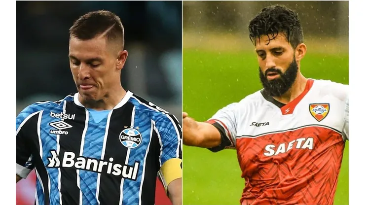 Grêmio e Aragua se enfrentam nesta quinta-feira (Foto: Getty Images e Reprodução/Twitter)