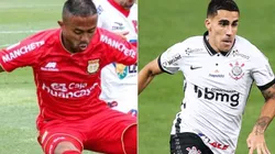 Sport Huancayo e Corinthians se enfrentam nesta quinta-feira (Foto: Reprodução/Twitter e Getty Images)