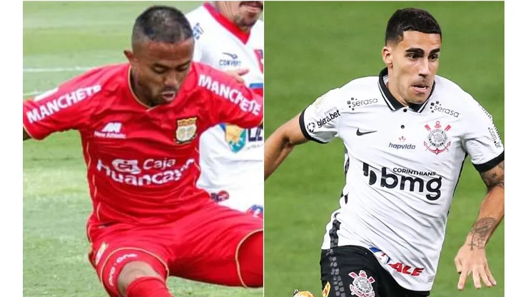 Sport Huancayo e Corinthians se enfrentam nesta quinta-feira (Foto: Reprodução/Twitter e Getty Images)