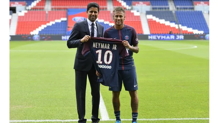 Nasser Al-Khelaifi e Neymar