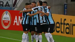 O Grêmio passeou na primeira etapa diante do Aragua (Foto: Maxi Franzoi/AGIF)