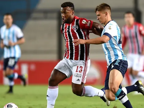 Intervalo de jogo: Racing 0x0 São Paulo; veja o resumo e as estatísticas da primeira etapa