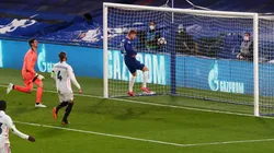 Werner cabeceia para abrir o placar em Stamford Bridge (Foto: Getty Images)