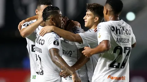 Goleada do Peixe! Santos joga bem, vence por 5 x 0 o The Strongest e conquista a sua primeira vitória na Copa Libertadores. (Foto: Getty Images)