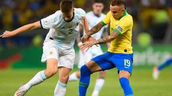 Brasil e Argentina se enfrentaram pelas semifinais da última Copa América (Foto: Getty Images)