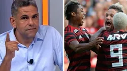 Fotos: Reprodução/Fox Sports e Alexandre Vidal/Flamengo