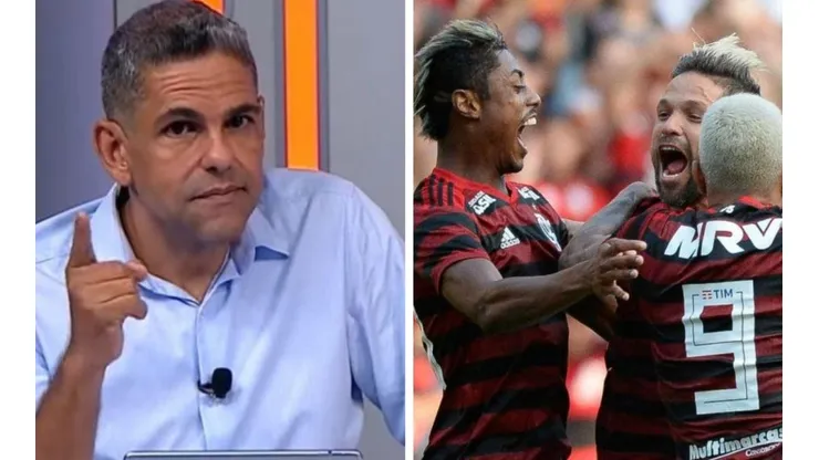 Fotos: Reprodução/Fox Sports e Alexandre Vidal/Flamengo