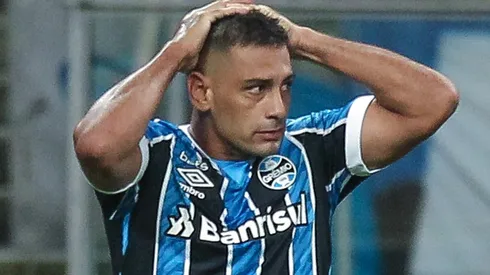 Atacante fez uma ressalva para o elenco - Foto: Fernando Alves/AGIF.