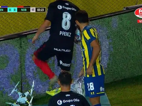 Argentina: jogador destrói drone que invadiu gramado durante clássico de Rosário