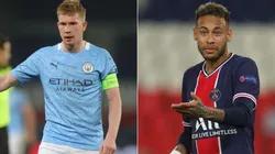 Dos pés de De Bruyne e Neymar vêm as esperanças das equipes (Foto: Getty Images)