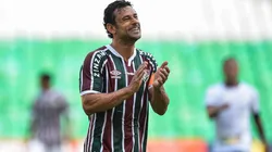 Fred marcou o gol que vai dando a vitória ao Fluminense (Foto: Thiago Ribeiro/AGIF)