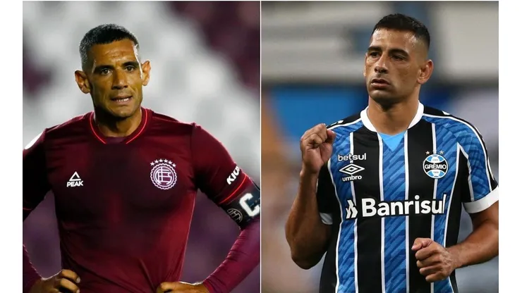 Sand e Diego Souza são os centroavantes das equipes (Foto: Getty Images)