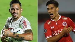 Luciano e Salomon Rodríguez: duas esperanças de gol das equipes (Foto: Getty Images)