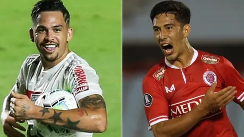 Luciano e Salomon Rodríguez: duas esperanças de gol das equipes (Foto: Getty Images)