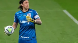 Cássio fez discurso em apoio a Mancini no vestiário (Foto: Marcello Zambrana/AGIF)