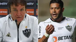 Hulk e Cuca tiveram pequena desavença em 2021. Foto: Pedro Souza / Flickr do Atlético