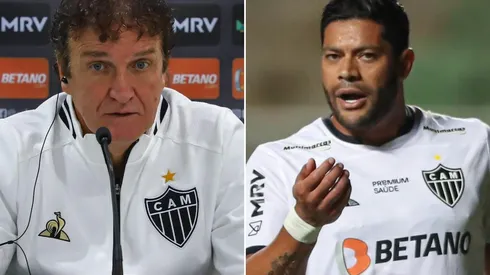 Hulk e Cuca tiveram pequena desavença em 2021. Foto: Pedro Souza / Flickr do Atlético
