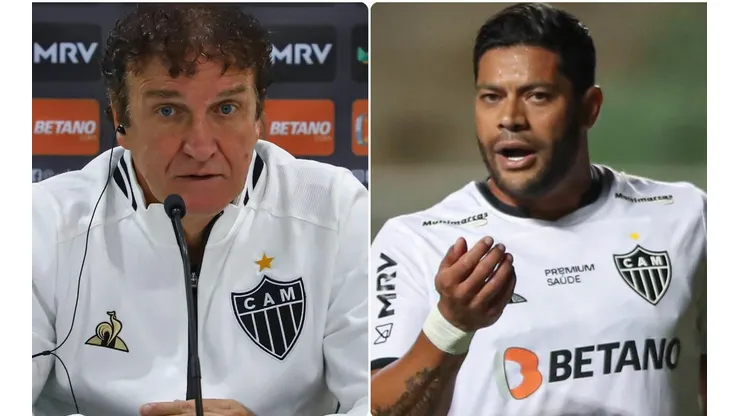 Hulk e Cuca tiveram pequena desavença em 2021. Foto: Pedro Souza / Flickr do Atlético