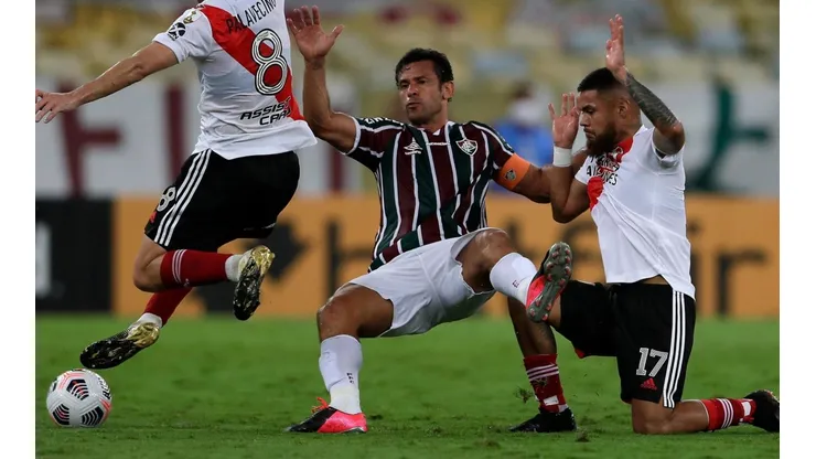 Fluminense empata com o River Plate em 1 x 1. (Foto: Getty Images)