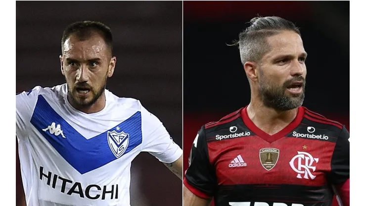 Mancuello e Diego atuaram juntos com a camisa do Flamengo (Foto: Getty Images)