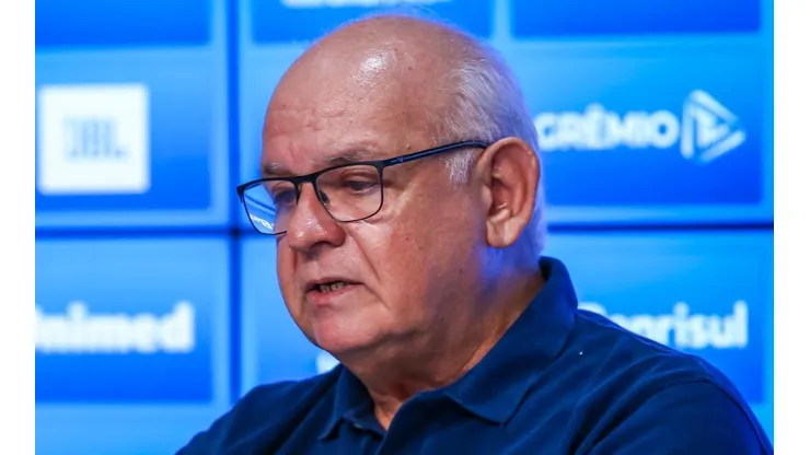 Presidente falou sobre o novo treinador - Foto: Lucas Uebel/Flickr Oficial do Grêmio/Divulgação.