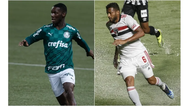 Palmeiras x São Paulo duelam nesta setxa-feira (16). (Foto: AGIF)