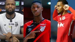 Montagem: Fotos de divulgação Ceará SC/Athletico/Red Bull Bragantino