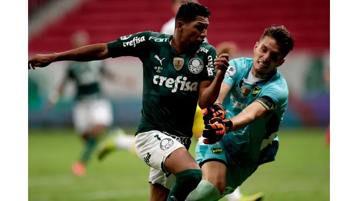 Palmeiras x Defensa y Justicia pela Rceopa Sul-Americana. (Foto: Reprodução TV)