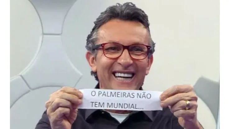 Ex-jogador não perdoou a derrota do Palmeiras - Foto: Reprodução/Os Donos da Bola/Band.