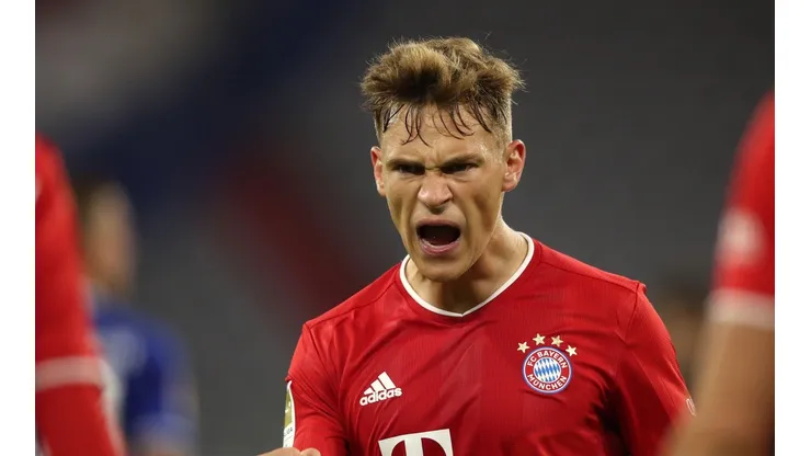 Kimmich com a camisa do Bayern de Munique. Foto: Alexander Hassenstein/Bongarts/Getty Images