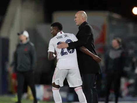 Zidane volta a rasgar elogios a Vinicius Júnior, mas quer blindar o atacante para as decisões