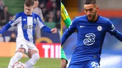 Otávio e Ziyech serão duas atrações da partida (Foto: Reprodução/Instagram - Getty Images)