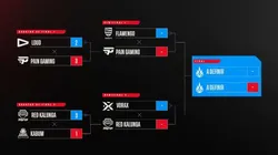 Assim ficou o chaveamento da CBLOL (Foto: Reprodução/Twitter/CBLOL)