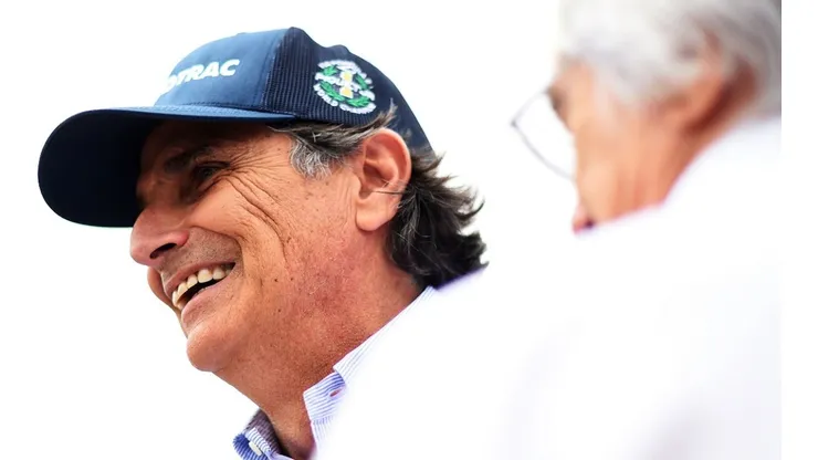Nelson Piquet no GP da Hungria, em 2020