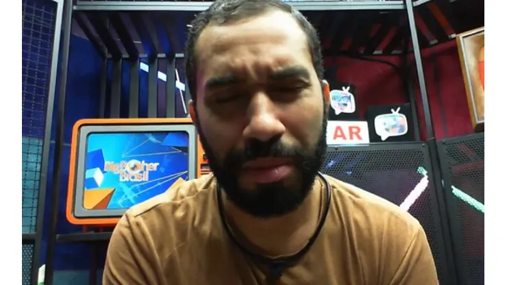 Gilberto durante o Raio-X do BBB nesta terça-feira (29/03)