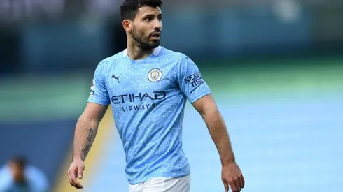 Argentino é o principal goleador da história do Manchester City (Foto: Getty Images)