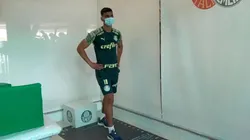 Danilo Barbosa faz primeira atividade na Academia de Futebol do Palmeiras