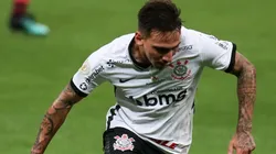 Gustavo Mosquito marcou o gol que vai dando a vitória ao Timão (Foto: Getty Images)