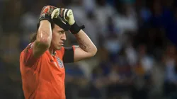 Goleiro defendeu pênalti nos acréscimos e garantiu a vitória do Corinthians (Foto: Getty Images)