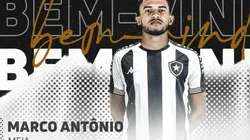 Meio-campista foi anunciado no fim da tarde desta terça-feira (Foto: Reprodução/Twitter/Botafogo FR)