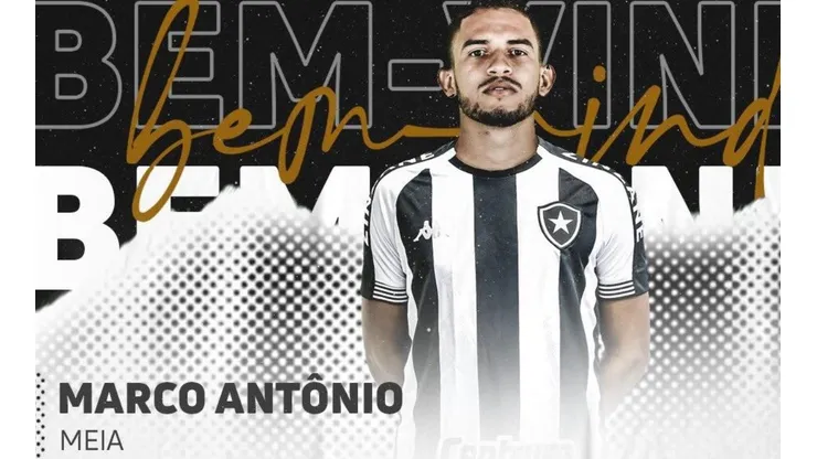 Meio-campista foi anunciado no fim da tarde desta terça-feira (Foto: Reprodução/Twitter/Botafogo FR)