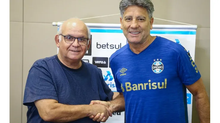 Presidente busca reforços ao treinador no Tricolor - Foto: Lucas Uebel/Flickr Oficial do Grêmio/Divulgação.